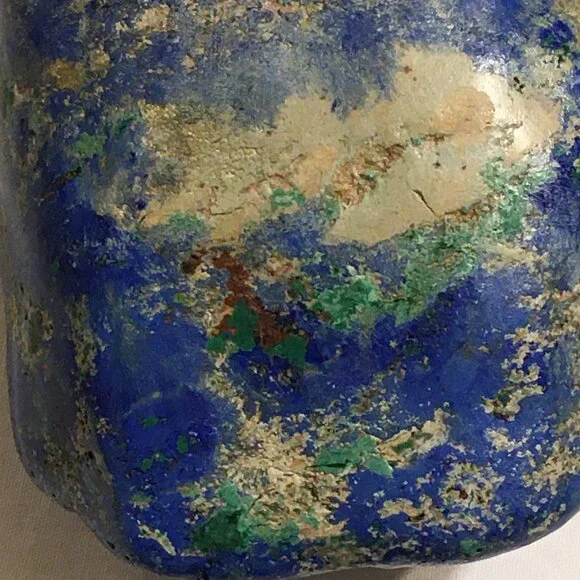 2.5 lbs Azurite polished nodule with Malachite